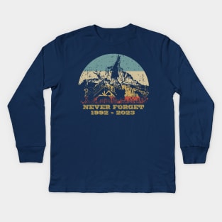 Splash Mountain Never Forget Kids Long Sleeve T-Shirt